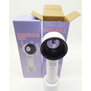 Black and White Portable Mini Fan 2 Pack
