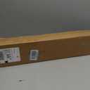 Cordless Faux Wood Blinds 34" W x 36" H, 2 Inch Slat Horizontal Windows Blinds with Crown Valance, Room Darkening Blinds, White Blinds for Home Interiors.