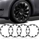 Wheel Rim Protect for Tesla Model Y 21" 2020-2024, Gunpowder, 4Pcs, 2020-2024 Model Y 21in