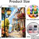 NIFILMTH Paint by Numbers Kit for Adults, 1620 inch Street View Adults' Paint by Number Kits on Canvas Large Oil Color by Number Easy for Beginners Wall Decor Gift