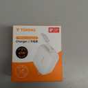 TORRAS FlexLine 67W Retractable USB C Charger Block,for iPhone 17 Charger Fast Charging, GaN  USB C Cable with Dual-Port for MacBook Pro/Air,iPad, Samsung Galaxy S25 Ultra/iPhone 17 Pro Max, 39.37in (White)