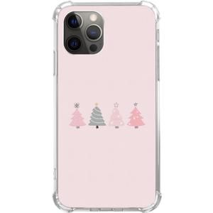 Cute Pink Christmas Tree Case Compatible with iPhone 14 Pro Max, Winter Christmas Case for iPhone 14 Pro Max for Teens Men and Women, Cool TPU Bumper Phone Case Cover
