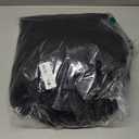 DWCN Total Privacy Room Divider Blackout Curtain - Thermal Curtains for Patio Door, Living Room, Bedroom Partition and Shared Office Space, 1 Grommet Curtain Panel, 8.3ft Wide x 9ft Tall, Black