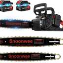 42V Max Battery Chainsaw, 16 & 18-Inch Interchangeable Bars