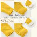 Newborn Baby Fleece Jumpsuit Girls Boys Winter Hooded Coverall Romper Cute Baby Snowsuit Clothes (Yellow), Size 3-6M