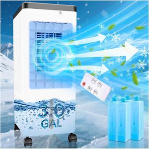 Portable Air Conditioner for Room, 2025 Upgraded 3-IN-1 Air Conditioners, Cool Up To 26FT Portable Air Conditioners, 1-7H Timer Air Cooler Powerful Wind For Room Office