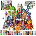 Voxifyx Magnetic Blocks-200PCS Magnetic Building Blocks Set, Kids Classroom Sensory Toy SJ003