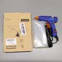 Hot Glue Dispenser Kit with 30 Glue Sticks(130mm x 7mm), Fast Preheating Hot Melt, High Temp for School Crafts DIY Arts and Quick Home Repairs,20W (Blue)