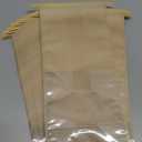 50 Pack Bread Bags with Window Pastry Sandwich Bags Paper Wrapping Pouches for Baking