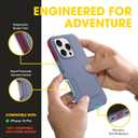 OtterBox iPhone 16 Pro (Only) Commuter Series Case Built-in MagSafe Thin, Dual-Layer, Pocket-Friendly, Port Cover Berry Seriously (Purple/Pink)