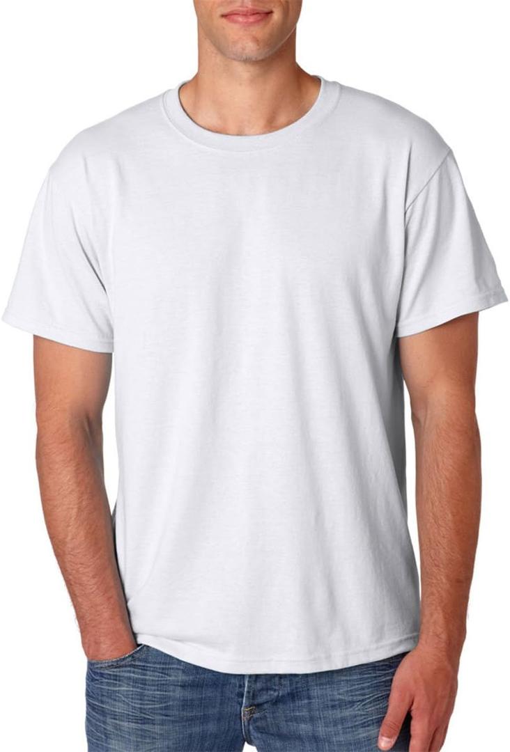 Jerzees Men's 29m (White, L)