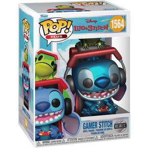 Funko Pop Plus: Lilo and Stitch - Gamer Stitch - Metallic - Collectable Vinyl Figure - Gift Idea - Official Merchandise - Toys for Kids & Adults - Cartoon/Animation Fans