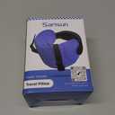 Travel Pillows for Airplanes, Airplane Pillow for Long Flight, Airplane Head Strap with Eye Mask for Sleep, Travel Neck Pillow for Car Road Trip, 360 Support Headrest, Stop Bobblehead, Black