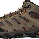 Merrell Men's Moab 3 Mid Hiking Boot (10 Wide, Walnut)