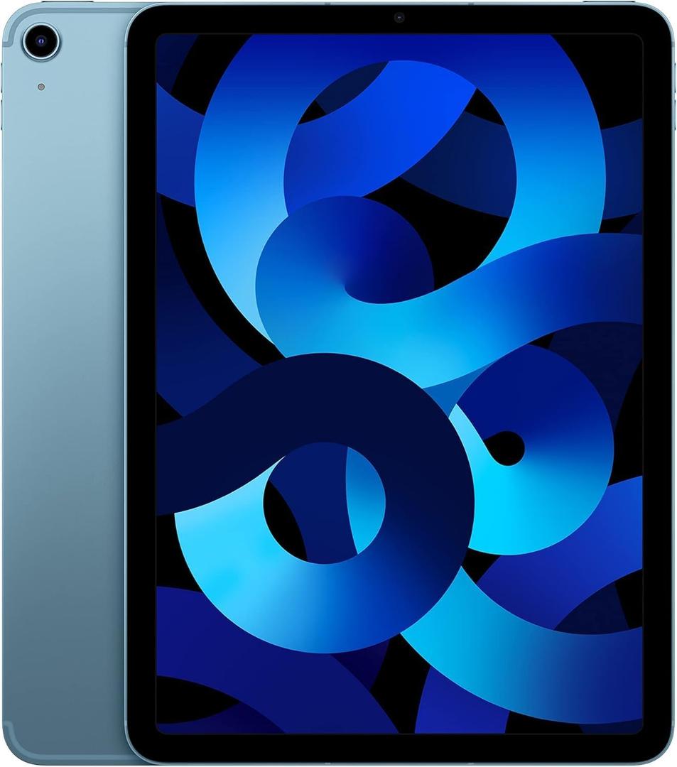 Apple 2022 iPad Air 10.9-inch, Wi-Fi + Cellular, 256GB - Blue (5th Generation)