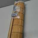 LazBlinds Cordless Bamboo Roller Shades, 35" W x 70" H, Brown206 | Natural Light Filtering Bamboo Window Blinds, Bamboo Roll Up Shades for Bedroom Living Room Office Indoor