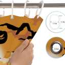 MEHOFOND Halloween Shower Curtain Orange Scary Ghost Forest Dead Tree Evil Pumpkin Bathroom Curtains Full Moon Night Bat Halloween Horror Weird Pumpkin Bathtub Decorative Waterproof Fabric 72x72 Inch