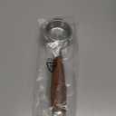 51mm Bottomless Portafilter for CM5418, 3 Ears Portafilter with 51mm Puck Screen Compatible for CASABREWS Espresso Machine CM5418, 3700Essential and 5418Pro, Stainless Steel Filter Holder and Filter (Silver & Wood)