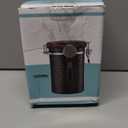 TEDSWAIT Coffee Canisters Airtight Coffee Bean Storage Container Kitchen Stainless Steel Food Storage Container with Scoop Date Tracker & CO2 Valve 61Fl Oz (Lake Blue)