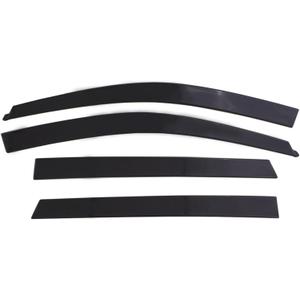 Auto Ventshade [AVS] Low Profile Rain Guards for 2016 - 2023 Toyota Tacoma Double Cab | Window Vent Visors, 4 pcs. - Dark Smoke | 994036