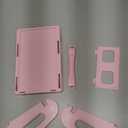 Jiose Label Holder for Thermal Printer - Compatible with 4x6 Rolls and Fan-Fold Thermal Labels - Shiping Label Holder (Pink)