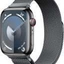 Original Stainless Steel Milanese Loop Compatible with Apple Watch Band 38mm 40mm 41mm 42mm 44mm 45mm 49mm, Magnetic Clasp Replacement Band for iwatch Series 9, Ultra 2, SE, Ultra, 8 7 6 5 4 3 2 1, (Space Grey)