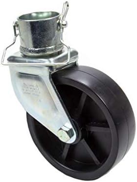 Reese Pro Series 1400750340 6" Caster, Silver & Black