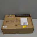 WALI Triple Monitor Stand, Free Standing Three LCD Monitor Fully Adjustable Desk Mount Fits 3 Screens up to 27 inch, 22 lbs Weight Capacity per Arm (MF003), Black