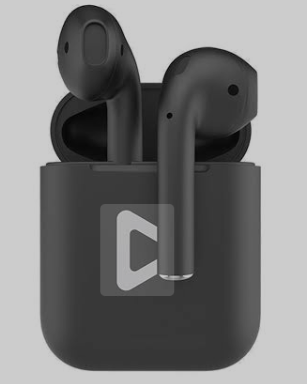 Acoustix AudioBuds+ True Wireless Earbuds with Charging Case - Black