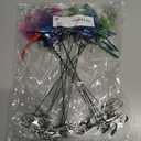 12 Pack Dragonfly Clip,Fake Dragonflies, Humming Bird Stakes Fake, Plastics Dragonfly for Garden Stakes Decor Yard Ornaments for Hat,Deer and Horse,Fly Scare Devices for Indoor Outdoor