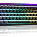 AULA Hero 68 HE 60% Gaming Keyboard Wired, Hall Effect Magnetic Switch Keyboard with 8K Hz Polling Rate, Side Printed PBT Keycaps, RGB Backlit Light Box, Customizable Web Software for PC/Mac Gamers (Black)