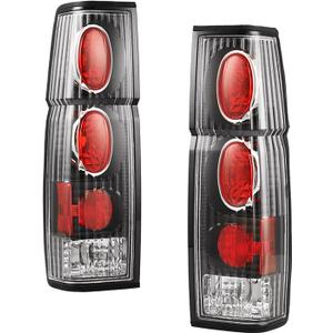 Tail Lights LED For Nissan 1986-1994 Hardbody D21 SE / 1986-1989 1994 XE, 1995-1997 Pickup SE XE Lamp Taillights Assembly Driver Passenger Replacement Matte Black