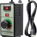 AC Motor Variable Speed Controller 120V 15A 4000W with Overload Protection Switch