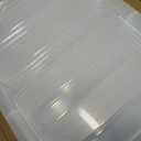 IRIS USA 13 QT Plastic Storage Box with Lid and Latches - 6 Pack - BPA-Free, See-Through Organizing Solution, Durable Nestable Stackable Containers, Secure Pull Handle - Clear