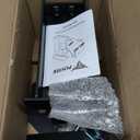 GADFISH Stake Pocket Spare Tire Carrier Mount, 3-Nuts Design Trailer Bracket Heavy Duty Holder, Fits 4 & 5 & 6 Lugs Trailer Wheels on 4",4.5'',4.75'',5'',5.5''and 6''Bolt Patterns, Holds up to 150 Lbs