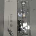 MioHHR Slim Metal Bands Compatible with Apple Watch Band 38mm 40mm 41mm 42mm (Series 10), Thin Chain Stainless Steel Strap Bands for Women iWatch Series 10 9 8 7 6 5 4 SE 3 2 1, Silver/ Gold