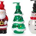 Seasonal Decor Hand Soap Dispenser: Simple Pleasures Christmas Set with Scented Liquid Soap - Decorative Hand Pump Refillable Soap Dispensers for Kitchen and Bathroom
