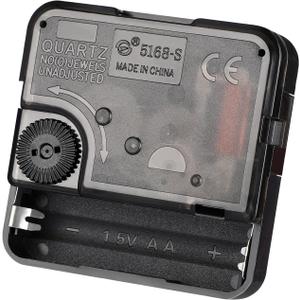 SUPVOX Quartz Clock Movement Replacement DIY Clock Mechanism Repair Part Accessory Silent Battery Operated Motor