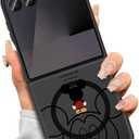 Threehundred for Samsung Galaxy Z Flip 7 Case Magnetic [Compatible with MagSafe], Cute Aesthetic Design Translucent Matte Military Grade Protection Hard Rugged Phone Case for Girls Women - Black