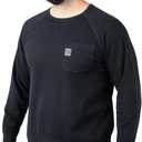 Field & Stream Men's Holloa Garment Dyed Crew (Black, M)