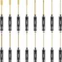 RC Car Tool Kit - 16pcs Screwdriver Set Includes Flat, Phillips, Hex, Titanium Steel Tools with Storage Bag for RC Car, Drone, Helicopter Models