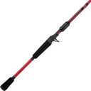 Ugly Stik 7’ Carbon Casting Rod, One-Piece, 8-17lb Line Rating, Medium Power, Fast Action, 1/ 4-5/ 8 oz. Lure Rating, Red