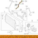 Genuine Nissan Parts - Pipe Assy-Front Cooler,High (92440-9NB0A)