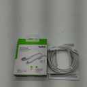 Belkin BoostCharge Braided Lightning Cable - 6.6ft/2M - MFi Certified Apple iPhone Charger USB to Lightning Cable 6ft - iPhone Cable - iPhone Charger Cable - Apple Charger - USB Phone Charger - White