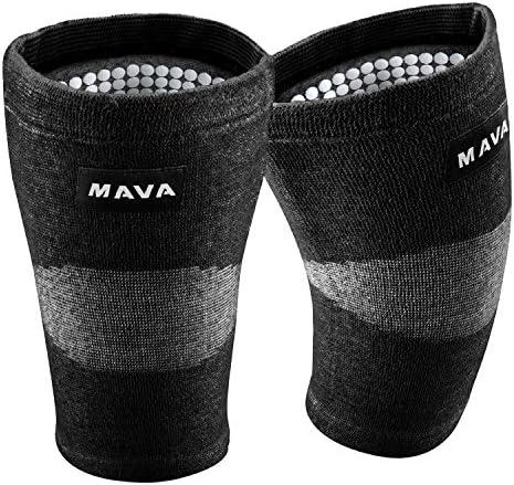 MAVA Knee Support for Women and Men: Reflexology Knee Brace, Joint Comfort, Swelling & Comfort. Non-Slip Design and Enhanced Circulation