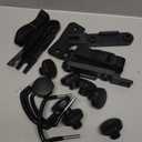 4PCS Roof Box U-Bolt Clamps, Universal Car Roof Rack Mounting Brackets with 8 Lock Nuts & 2 Straps, Car Rooftop Cargo Carrier Rack Bolts Mounting Fitting Kit