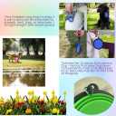 Dog Bowl Pet Collapsible Bowls, 5 Pack Collapsible Dog Water Bowls for Cats Dogs, Portable Pet Feeding Watering Dish for Walking,Traveling with 5 Carabiners