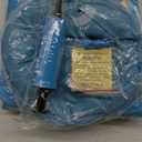 EZIGO Baby Pool Float with Canopy UPF50+ Sun Protection, Inflatable Kids Pool Floats with Ocean Animal Toys for Baby 6-36 Months, Infant Swimming Float with Adjustable Safety Seat for Boys Girls (blue)