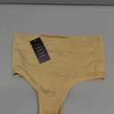 Werena Tummy Control Thong Shapewear for Women Seamless Shaping Thong Panties Body Shaper Underwear (Beige, M)
