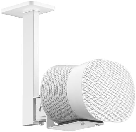 Chunxiao Swivel and Tilt Ceiling Speaker Mount for Sonos Era 300 Ceiling Mount White - Heavy Duty Speaker Ceiling Mount for Sonos Era 300 Mount Bracket to Enhance Sound Effects